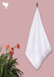 Handloom Cotton Bath Towel With Block Print Border